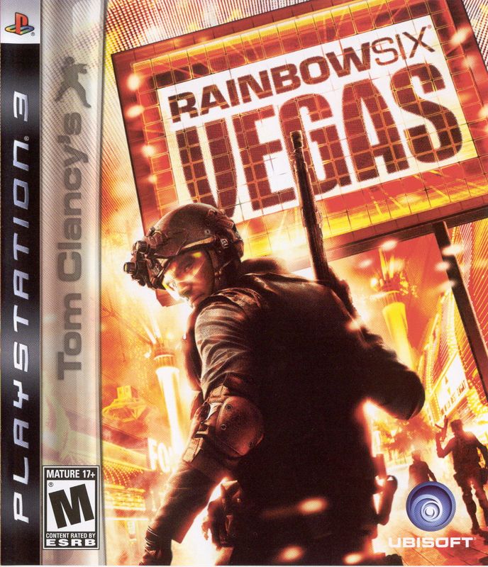 Rainbow Six Vegas box art for Playstation 3